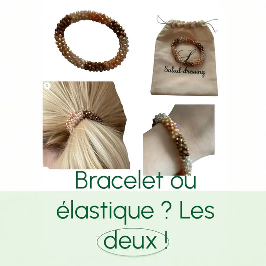 Bracelet femme tendance 2025 avec perles multicolores 