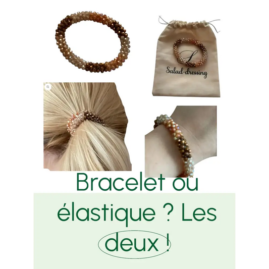 Bracelet femme tendance 2025 avec perles multicolores 