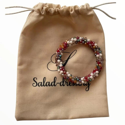 Bracelet Perles Multicolores Élastique - Accessoire Tendance 2025