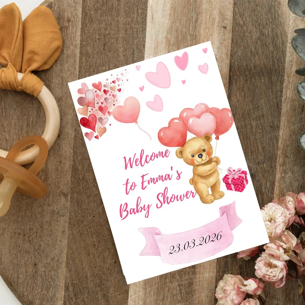 Custom baby shower gifts printable personalized wall decor