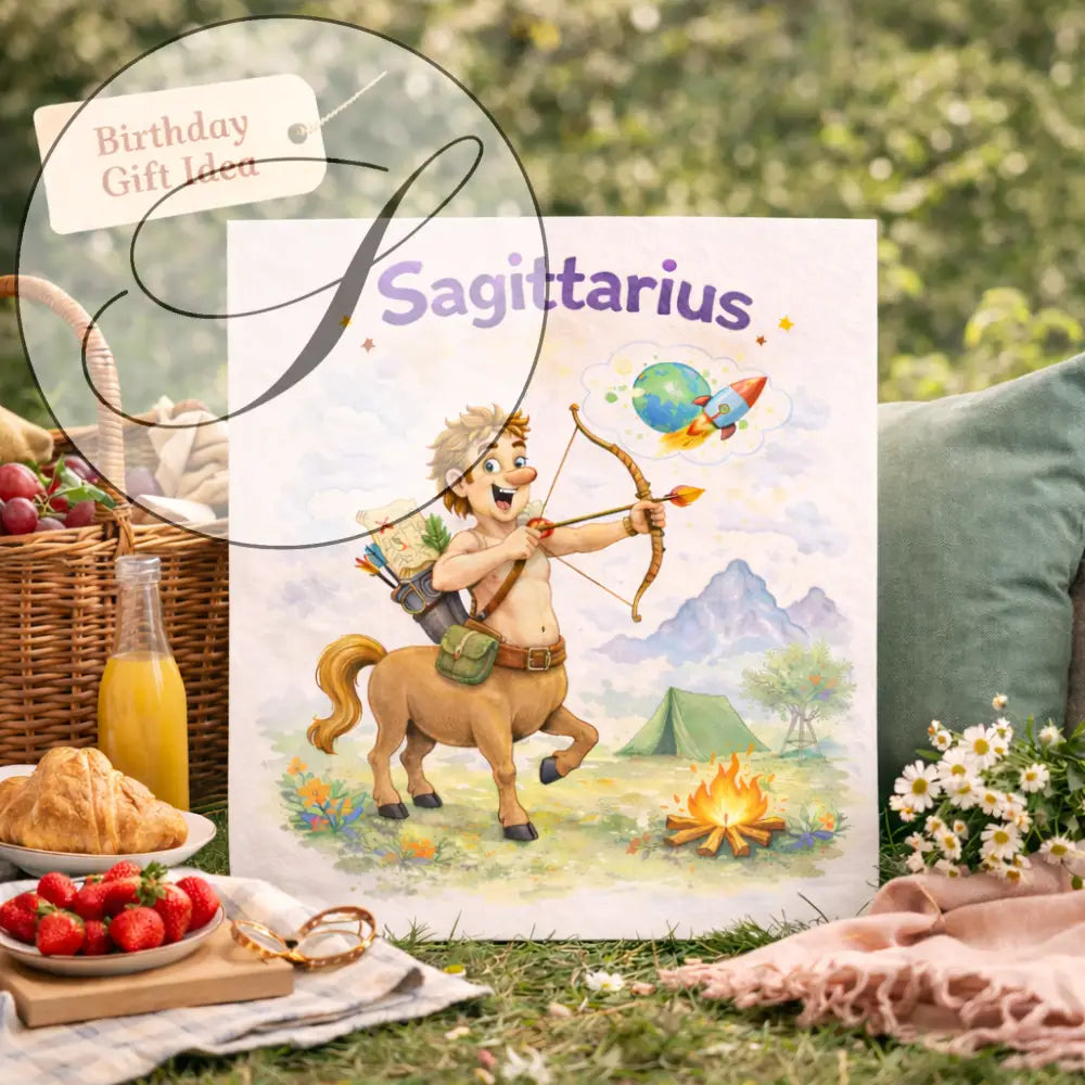 Cadeau zodiaque personnalise Sagittaire pour femme