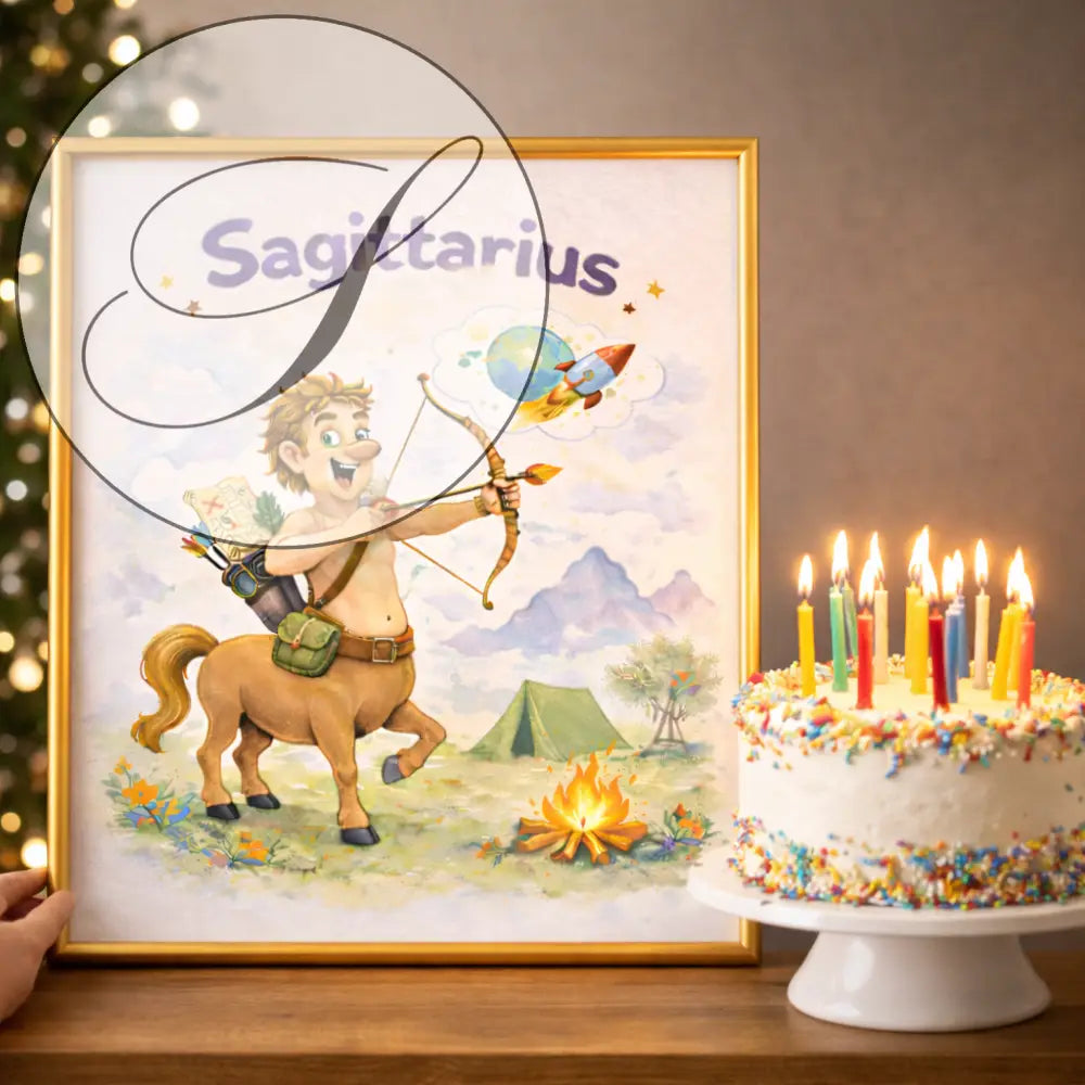 Idee cadeau zodiaque Sagittaire personnalise et symbolique