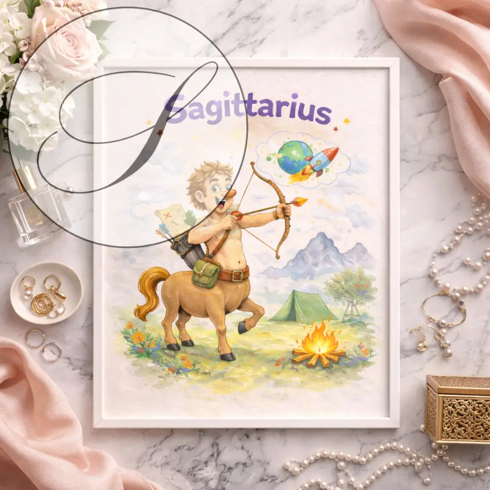 Cadeau anniversaire femme original signe astrologique Sagittaire