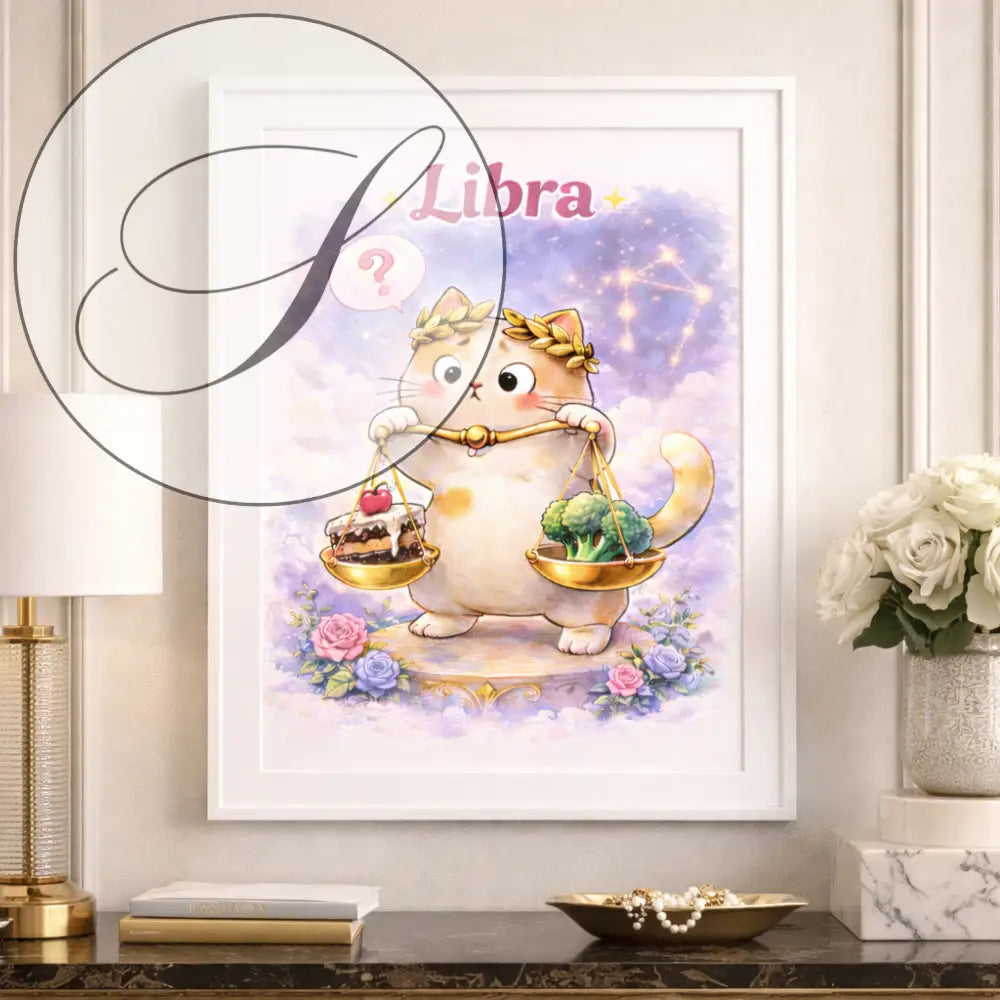 Affiche astrologie design minimaliste cadeau tendance