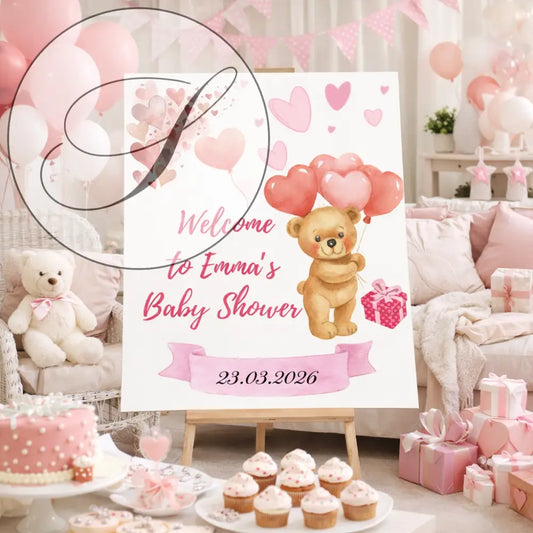 Baby shower decoration printable wall art for modern baby shower ideas