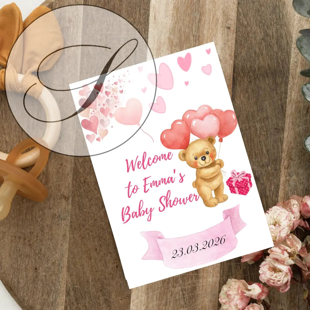Custom baby shower gifts printable personalized wall decor