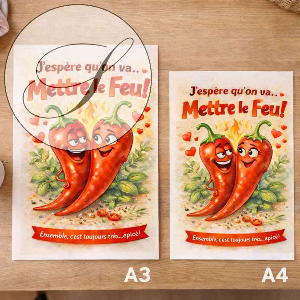 Affiche déco cuisine moderne, affiche Saint Valentin originale à télécharger
