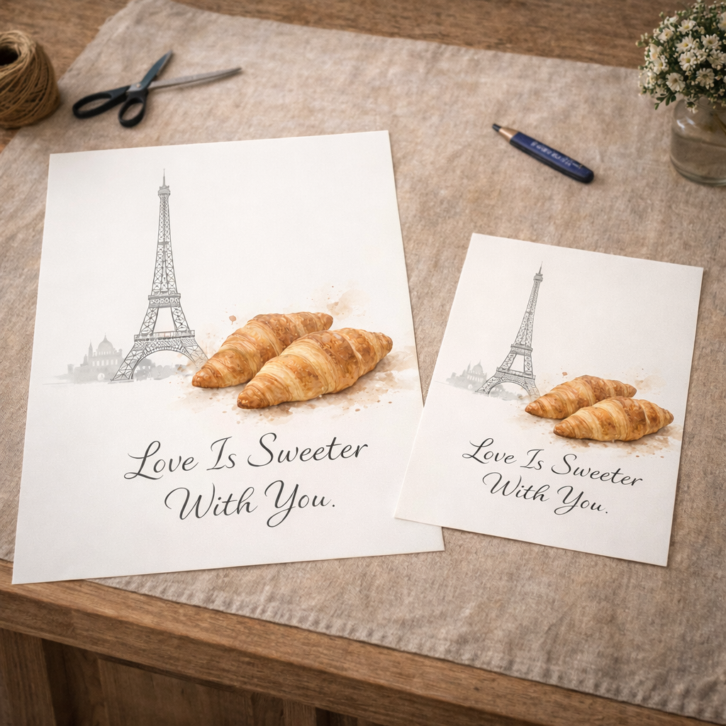 Cadeau Saint Valentin en poster download pour décoration murale élégante