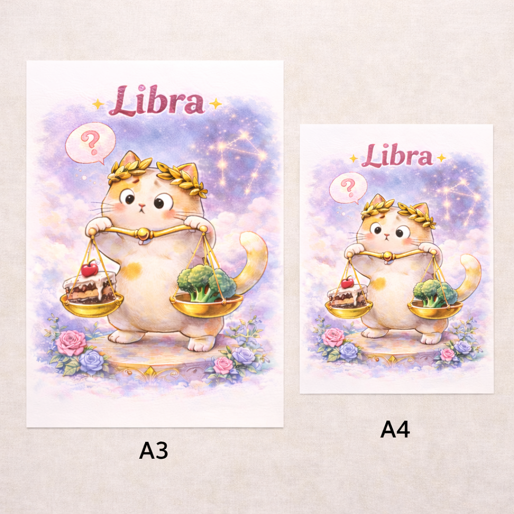 Cadeau zodiaque PDF telechargement instantane A3 A4