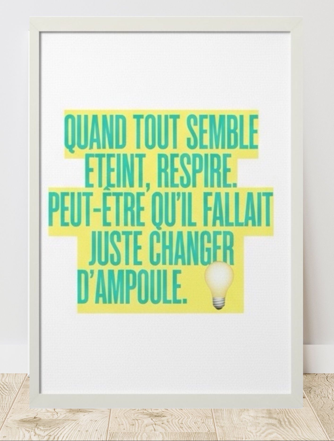 Affiche Motivation Murale – Poster Inspirant Déco Intérieure 