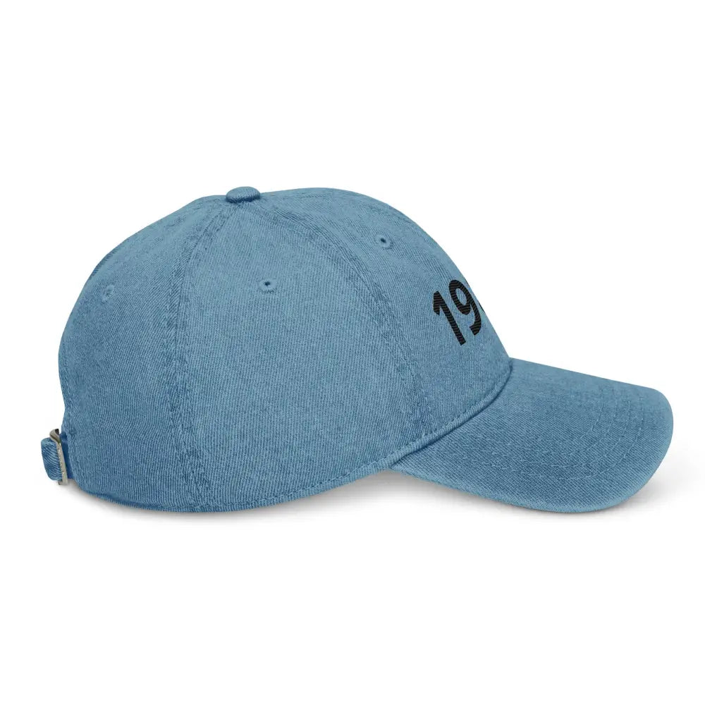 Casquette en Jean Teinté – Brodée ’1982’’ | Style Streetwear - casquette