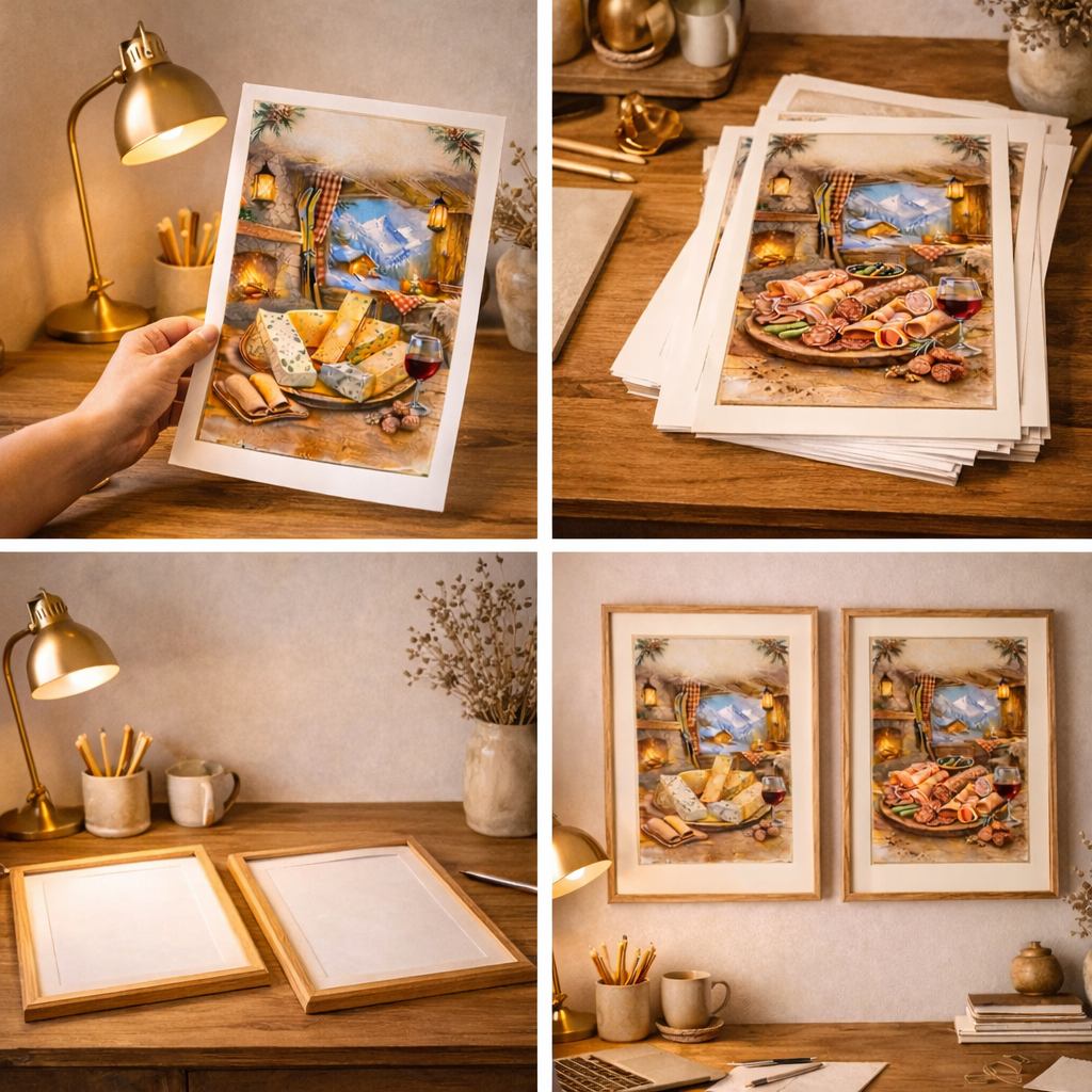 Kitchen Wall Art Poster – Cozy and Modern Kitchen Décor