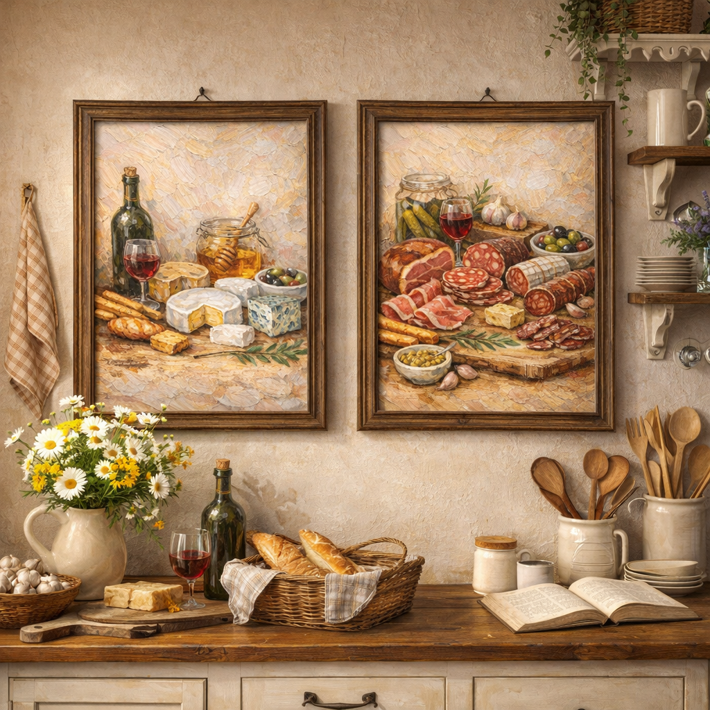 Déco mur cuisine artistique chic pour décoration chaleureuse