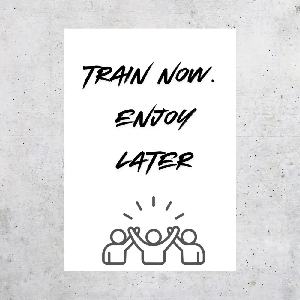 Printable fitness motivation wall art digital poster