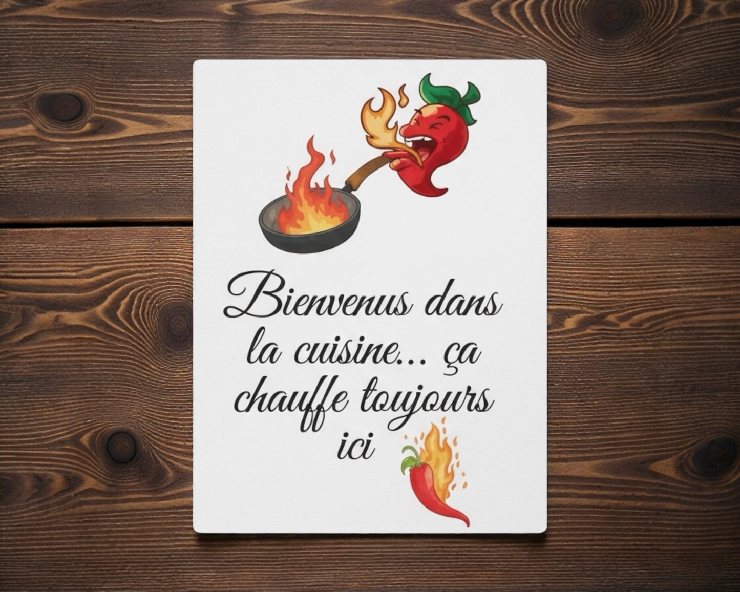 Décoration murale cuisine avec affiche à imprimer bienvenue dans ma cuisine