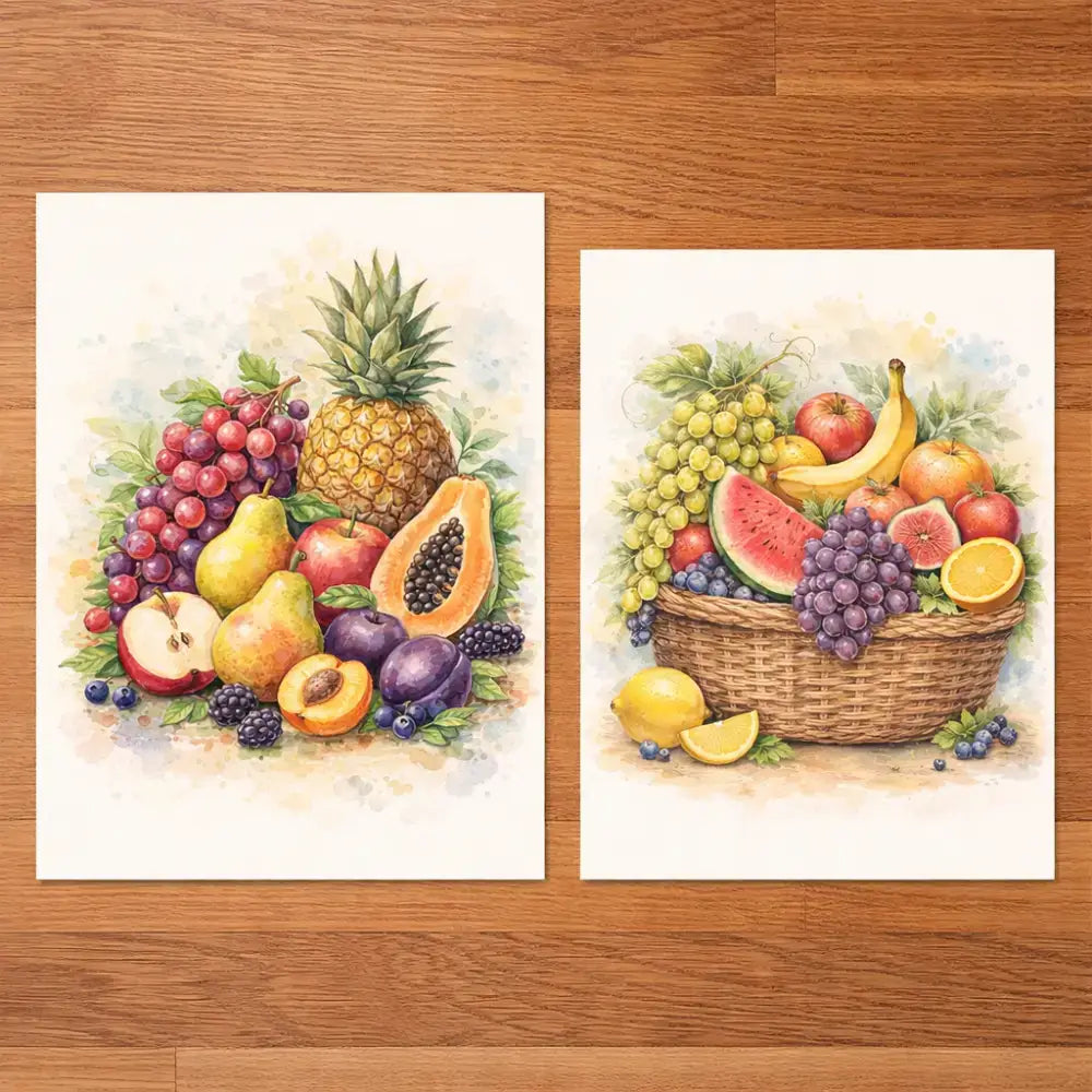 affiche cuisine fruits à imprimer atelier salad-dressing paris