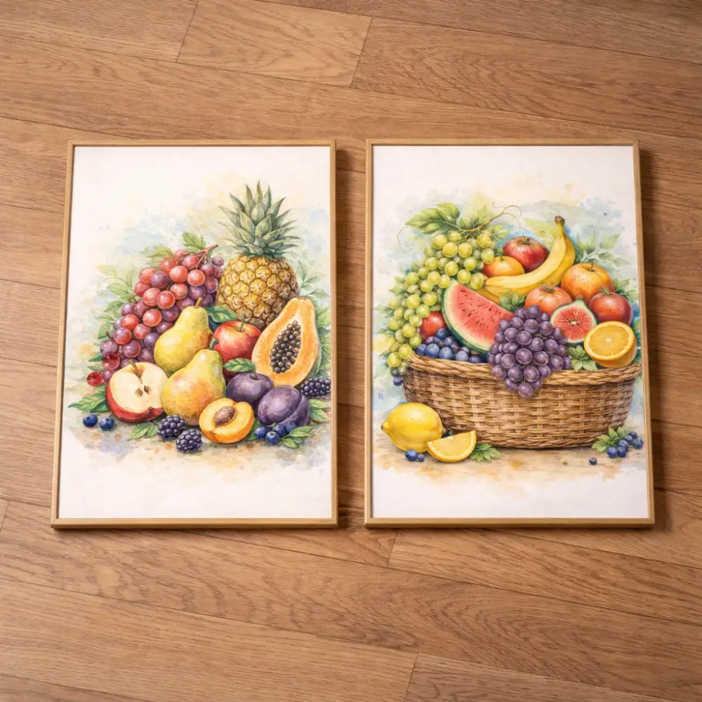 décoration murale moderne fruits atelier salad-dressing paris