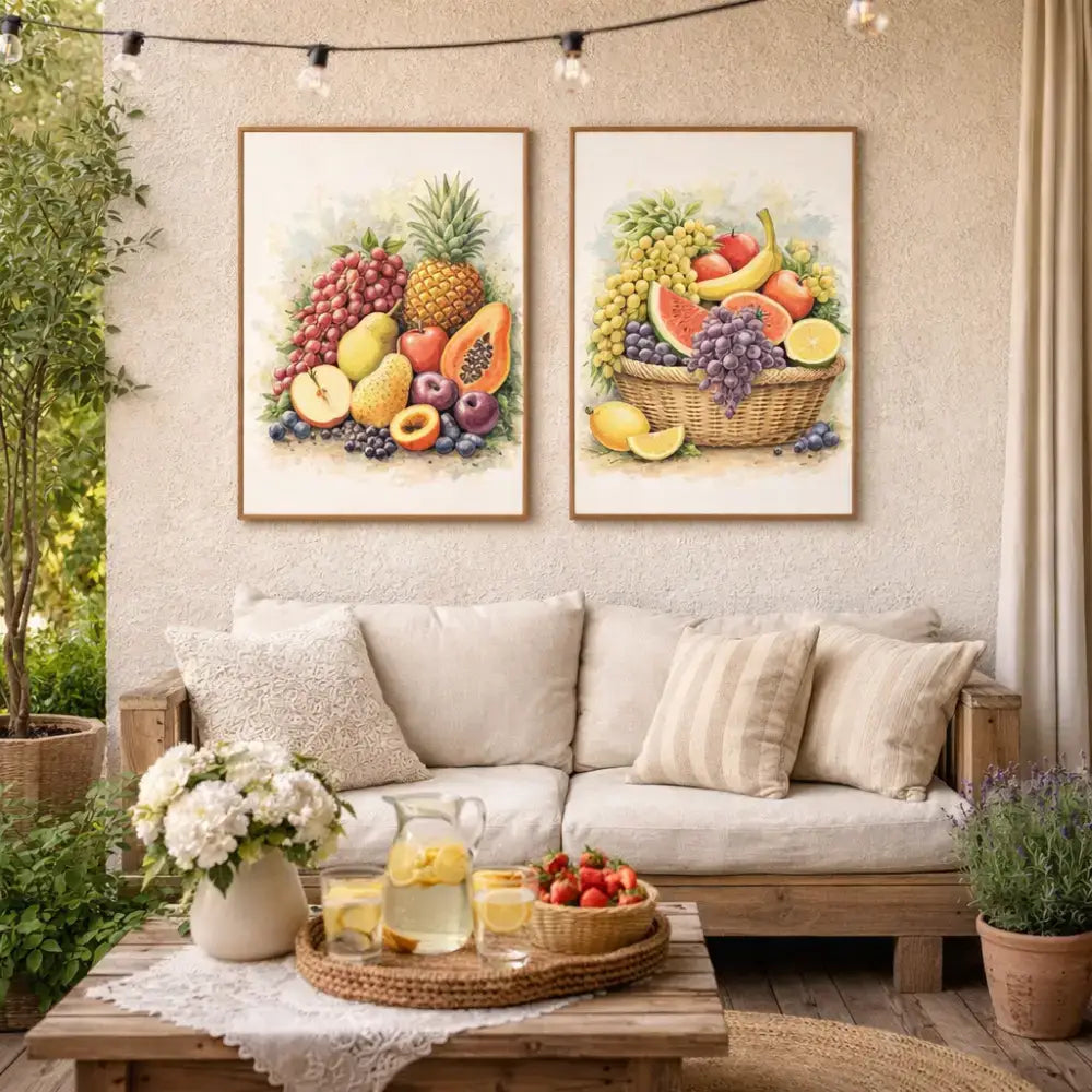 décoration murale cuisine fruits moderne atelier salad-dressing paris