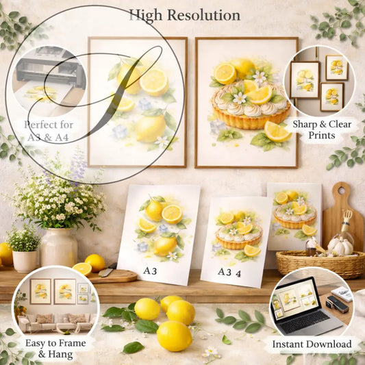 deco mur cuisine citron moderne décoration murale