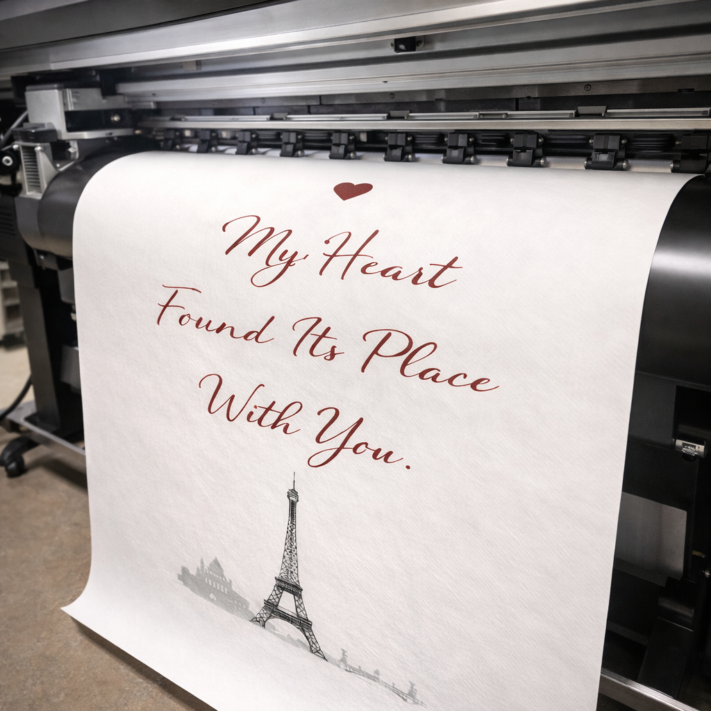 Décoration murale Saint Valentin moderne avec affiche murale romantique