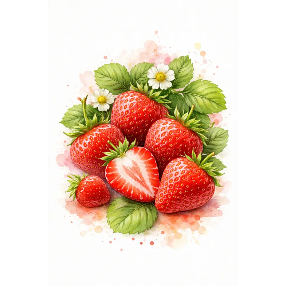 affiche cuisine fruits à imprimer pdf décoration murale
