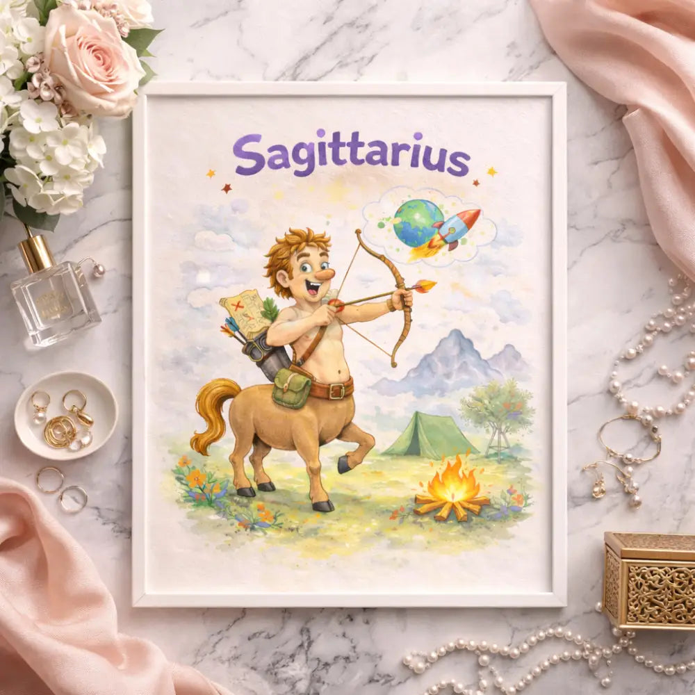 Cadeau anniversaire femme original signe astrologique Sagittaire
