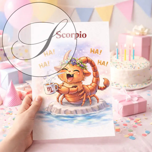 Affiche Scorpion à imprimer, idée cadeau anniversaire
