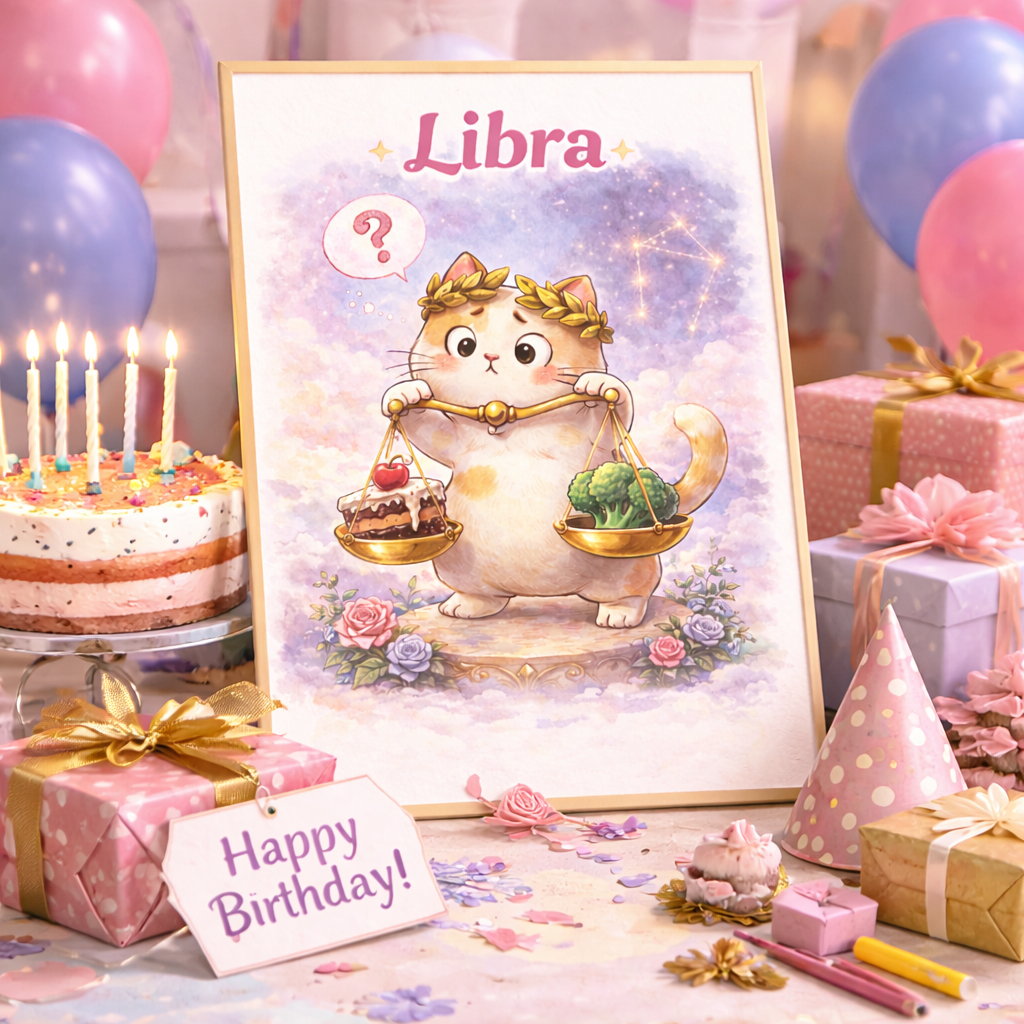 Idée cadeau femme et homme affiche signe astrologique moderne