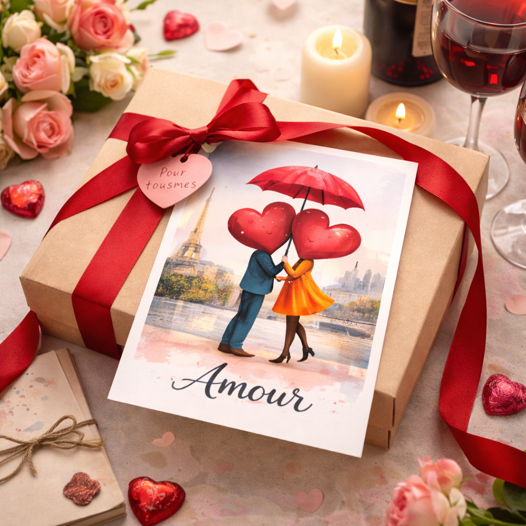 Idée Cadeau Saint Valentin affiche amour poster à imprimer PDF