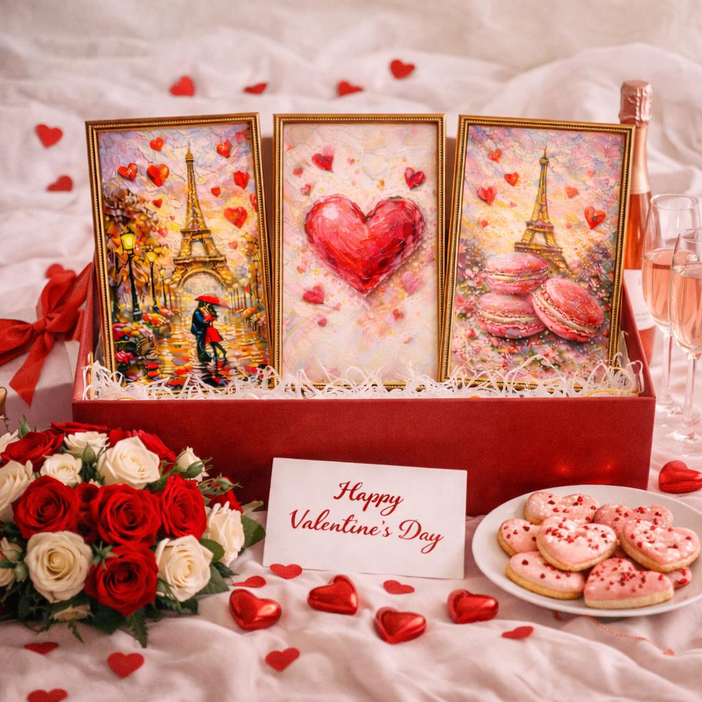 idee Cadeau Saint Valentin affiche murale romantique pour decoration mural moderne