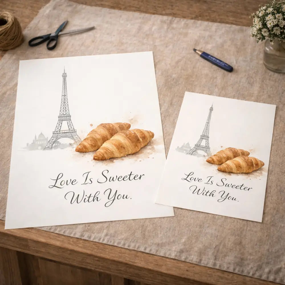 Cadeau Saint Valentin en poster download pour décoration murale élégante