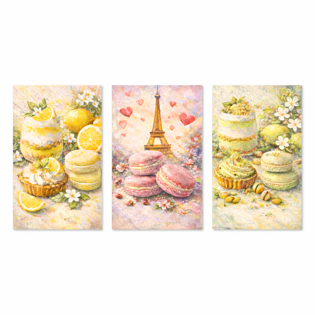 Impression affiche cuisine dessert citron poster mural