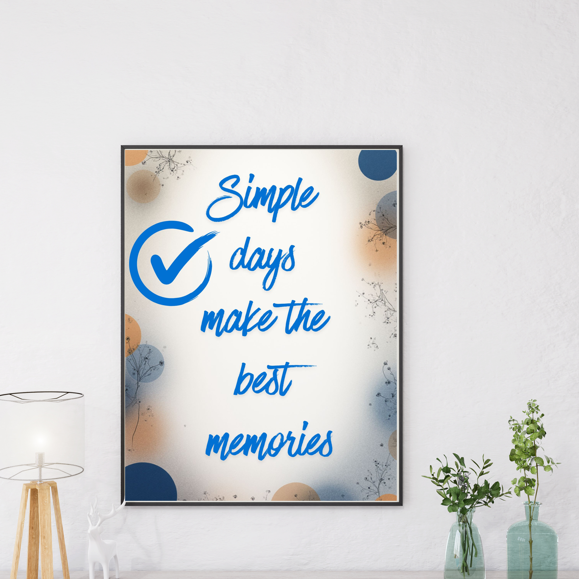 Inspirational quote printable wall art for modern home decor