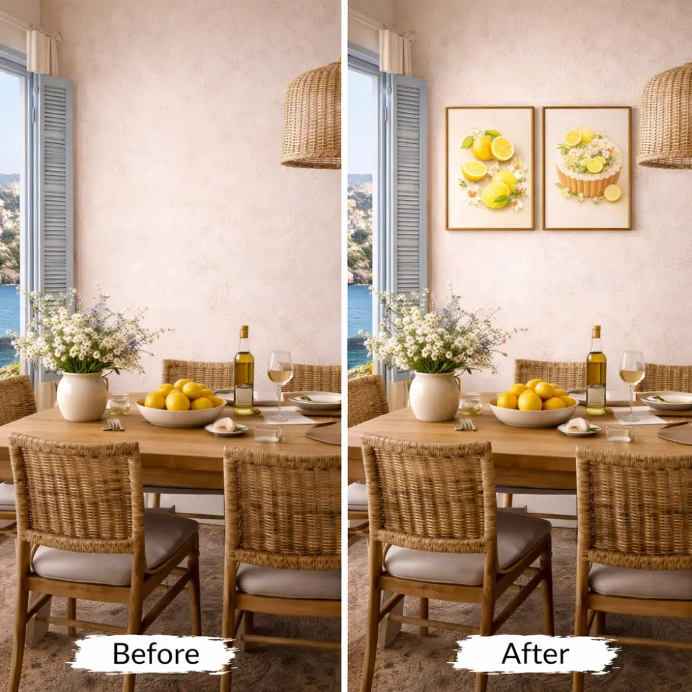 poster cuisine citron design atelier salad-dressing paris