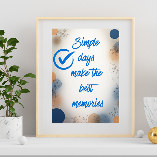 
Modern minimalist printable wall art displayed in a bright living room interior