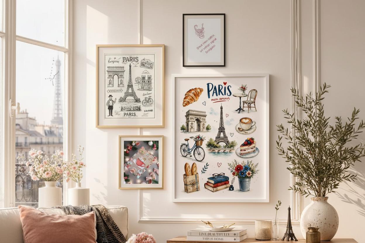 Montage affiches Atelier Salad-Dressing Paris