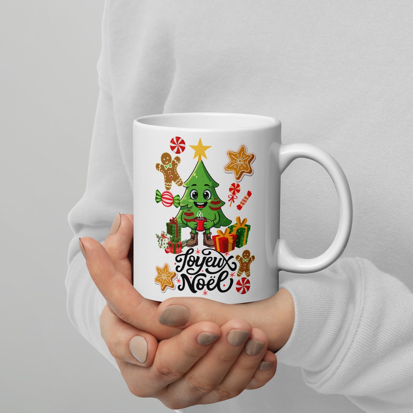 Mug Noël avec décoration gourmande de Noël