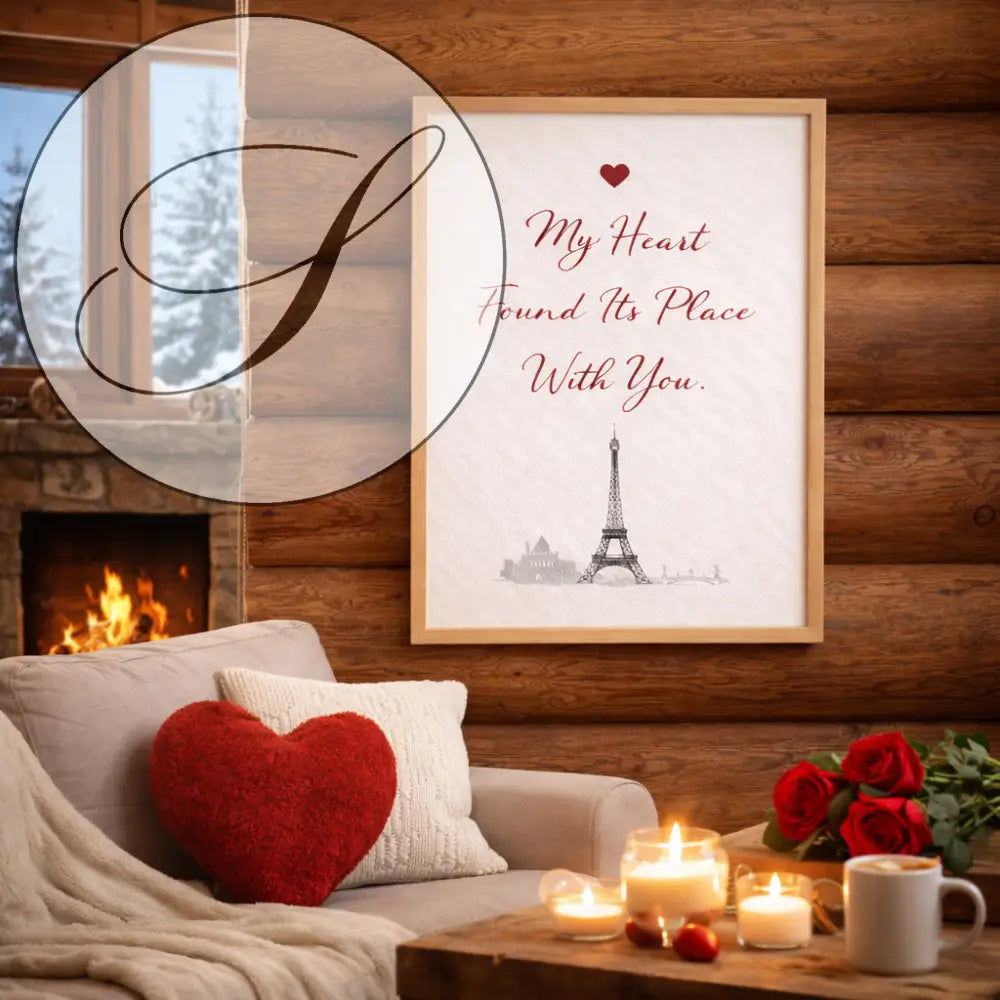 Affiche murale Saint Valentin comme idée cadeau originale