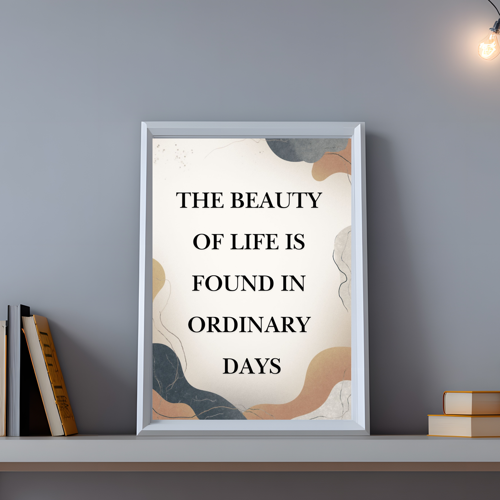 Neutral aesthetic printable wall art poster