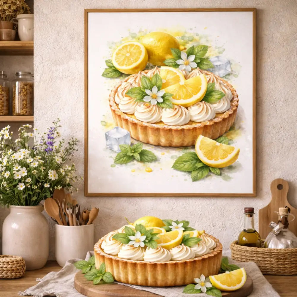 affiche cuisine à imprimer PDF décoration cuisine moderne et gourmande