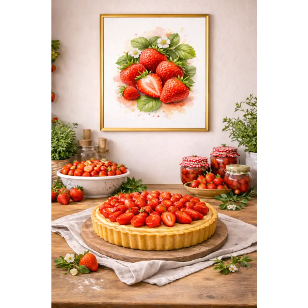 poster cuisine fruits aquarelle décoration cuisine