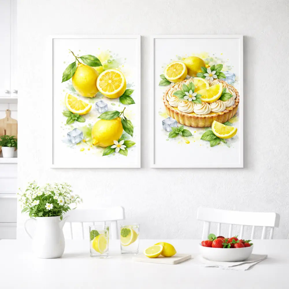 décoration cuisine moderne citron murale atelier salad-dressing paris