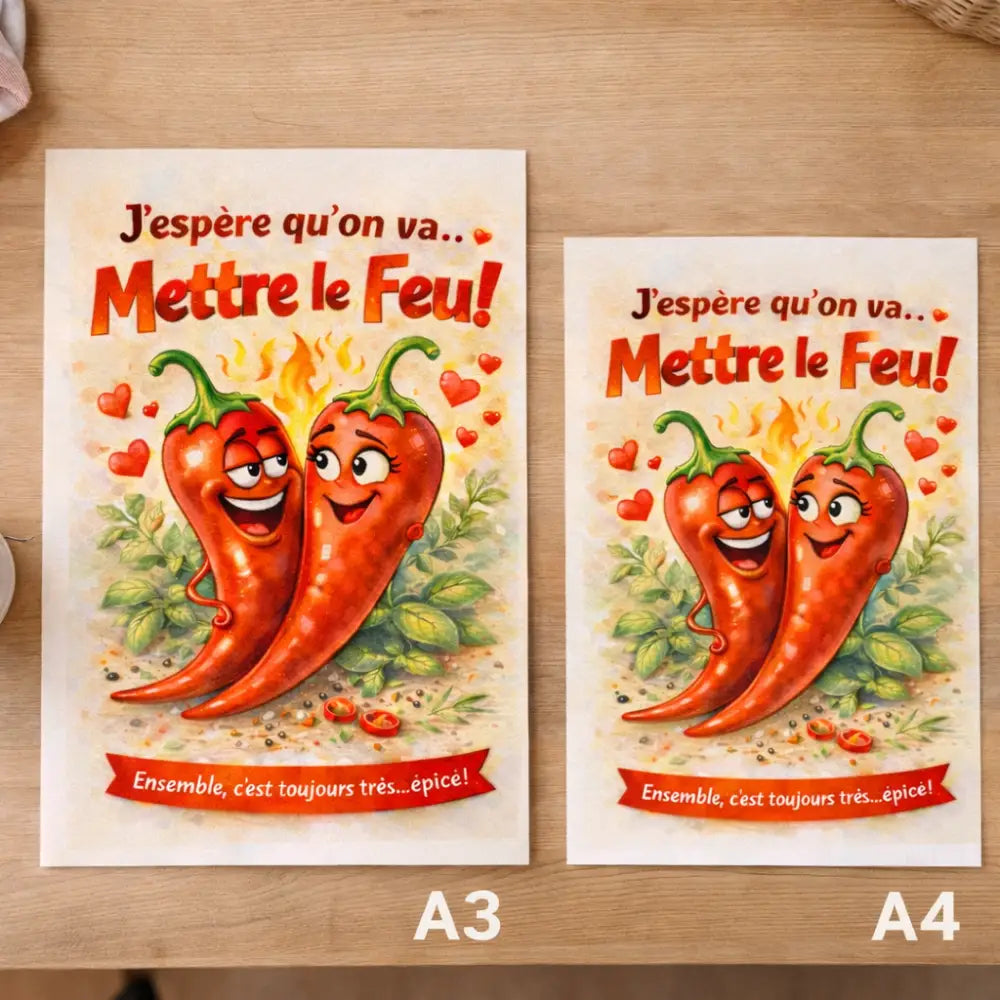 Affiche déco cuisine moderne, affiche Saint Valentin originale à télécharger
