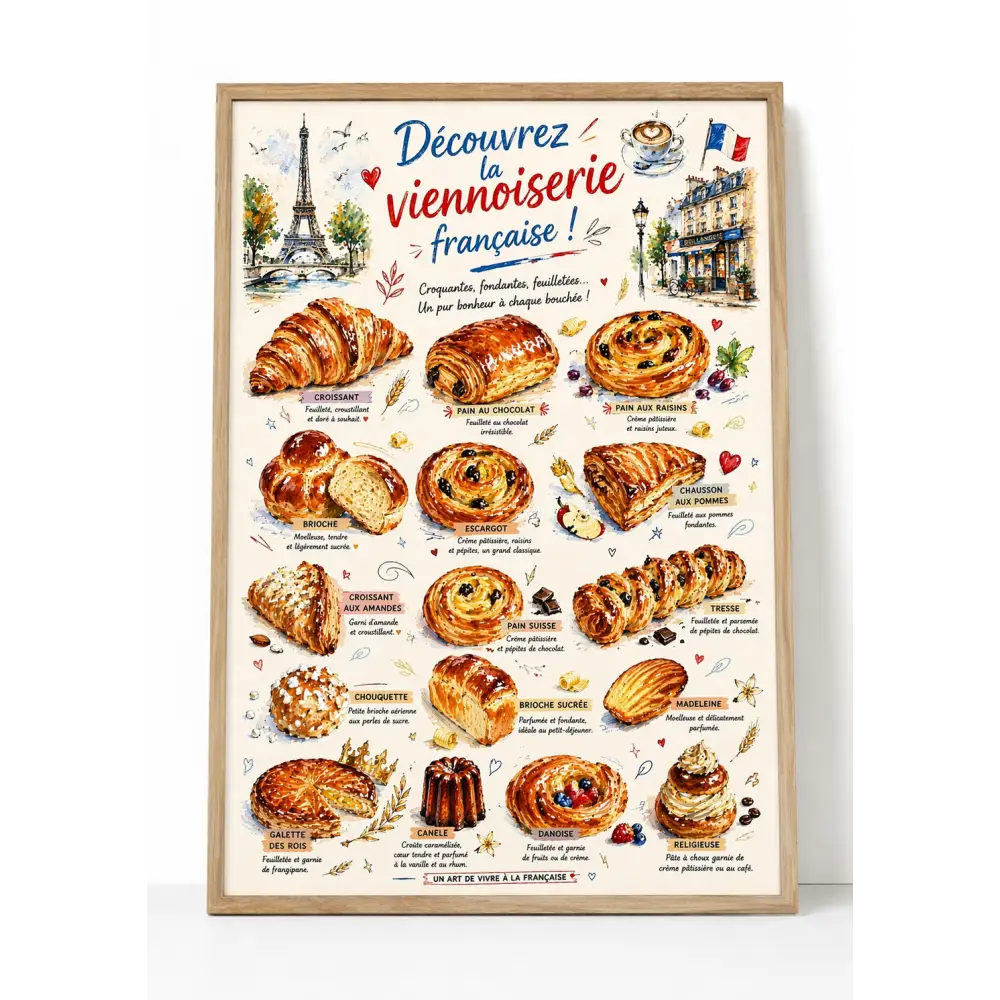 décoration murale boulangerie viennoiserie française Paris
