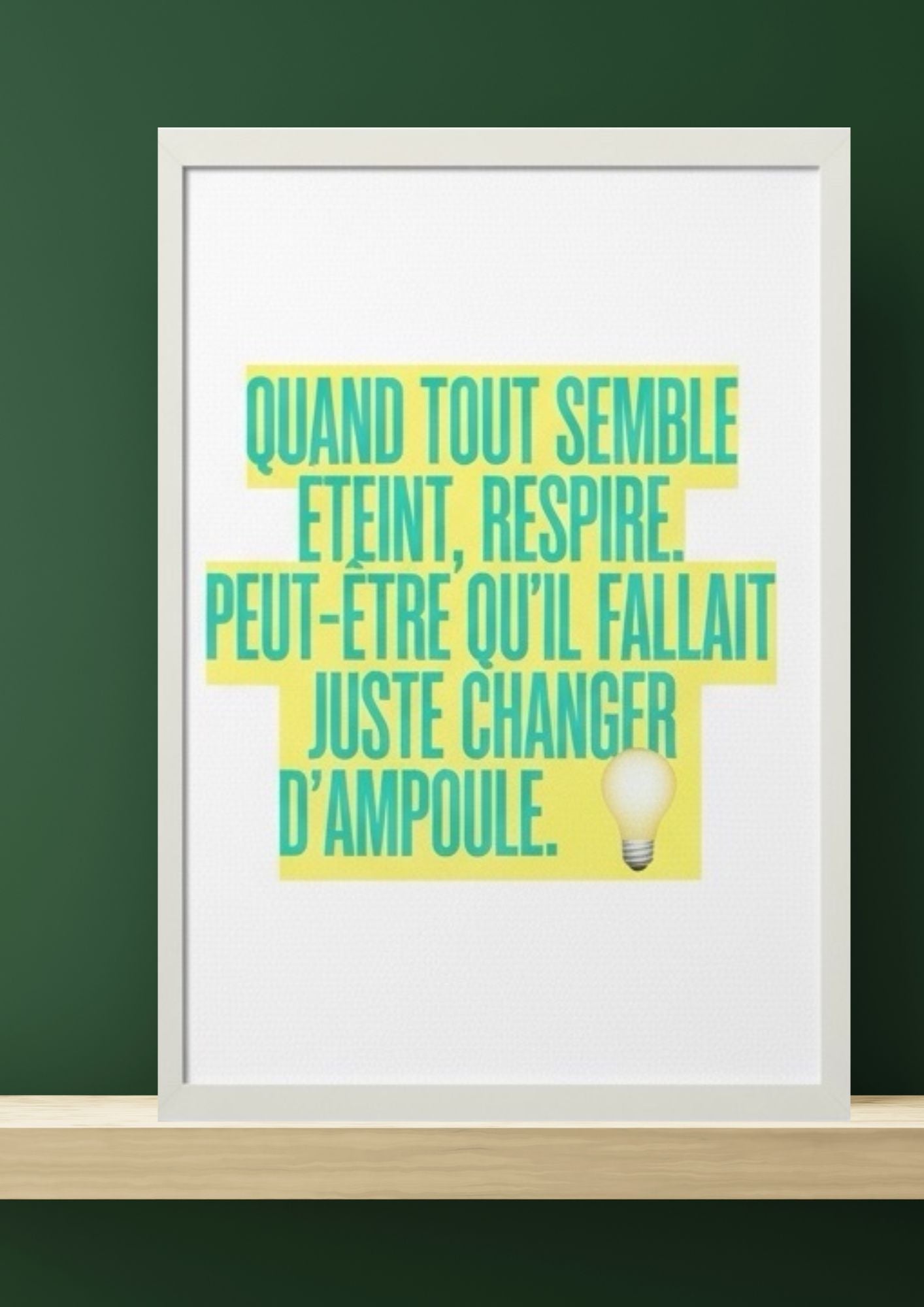 Affiche Motivation Murale – Poster Inspirant Déco Intérieure - Affiches et posters