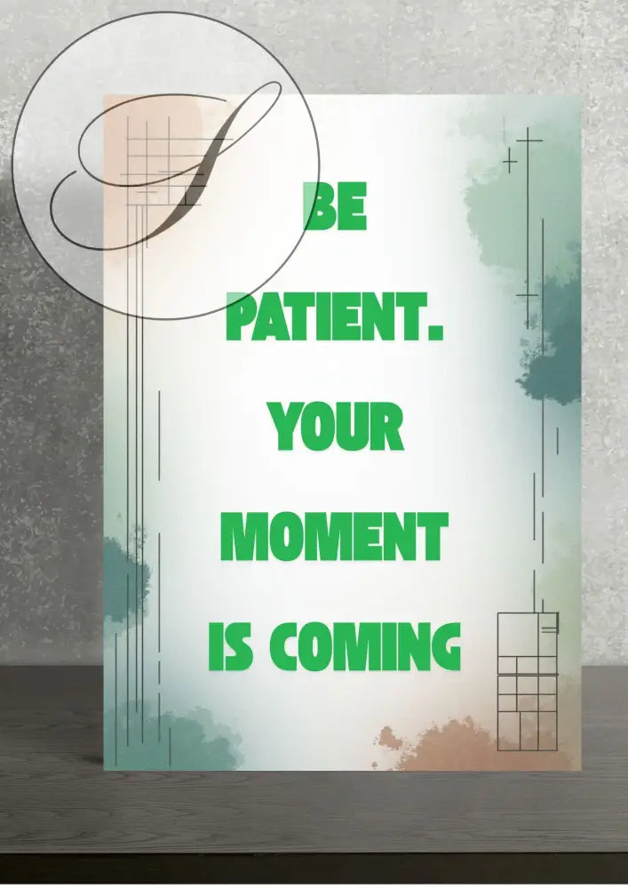 Affiche message motivation inspirant, idée de décoration murale