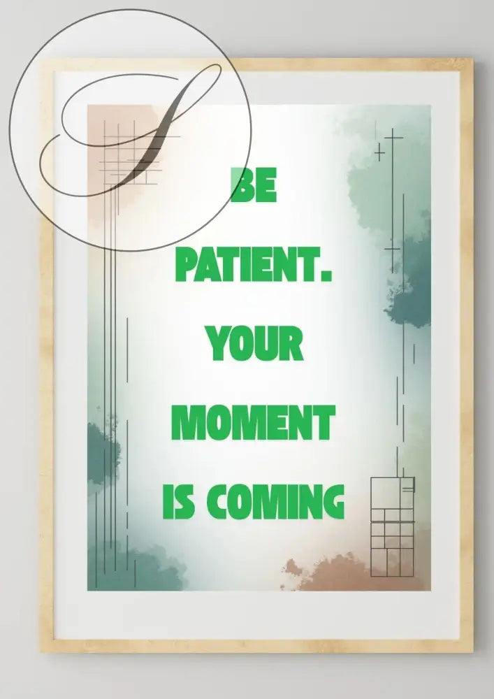 Poster motivation minimaliste à imprimer chez soi