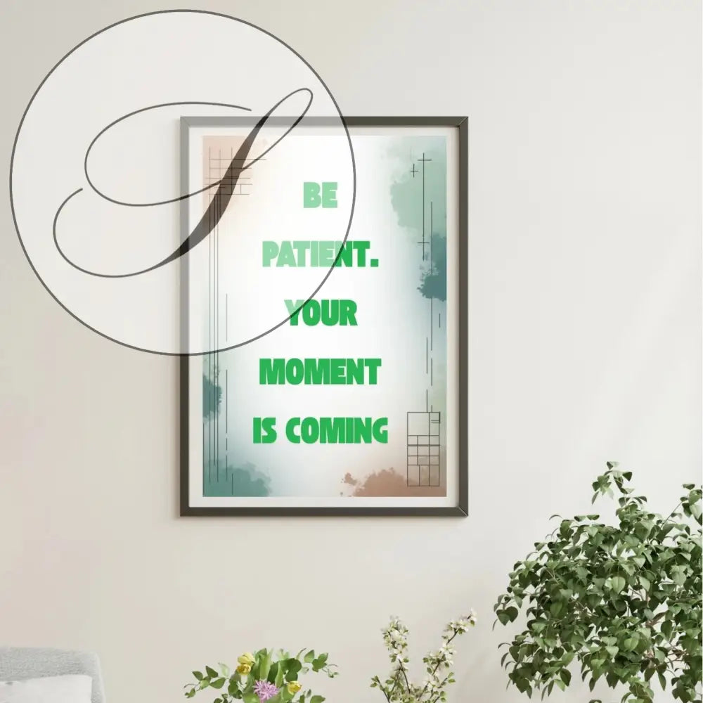 Poster message inspirant à imprimer pour chambre ou bureau