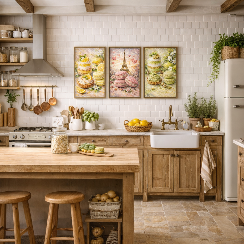 Poster mural dessert pistache cuisine