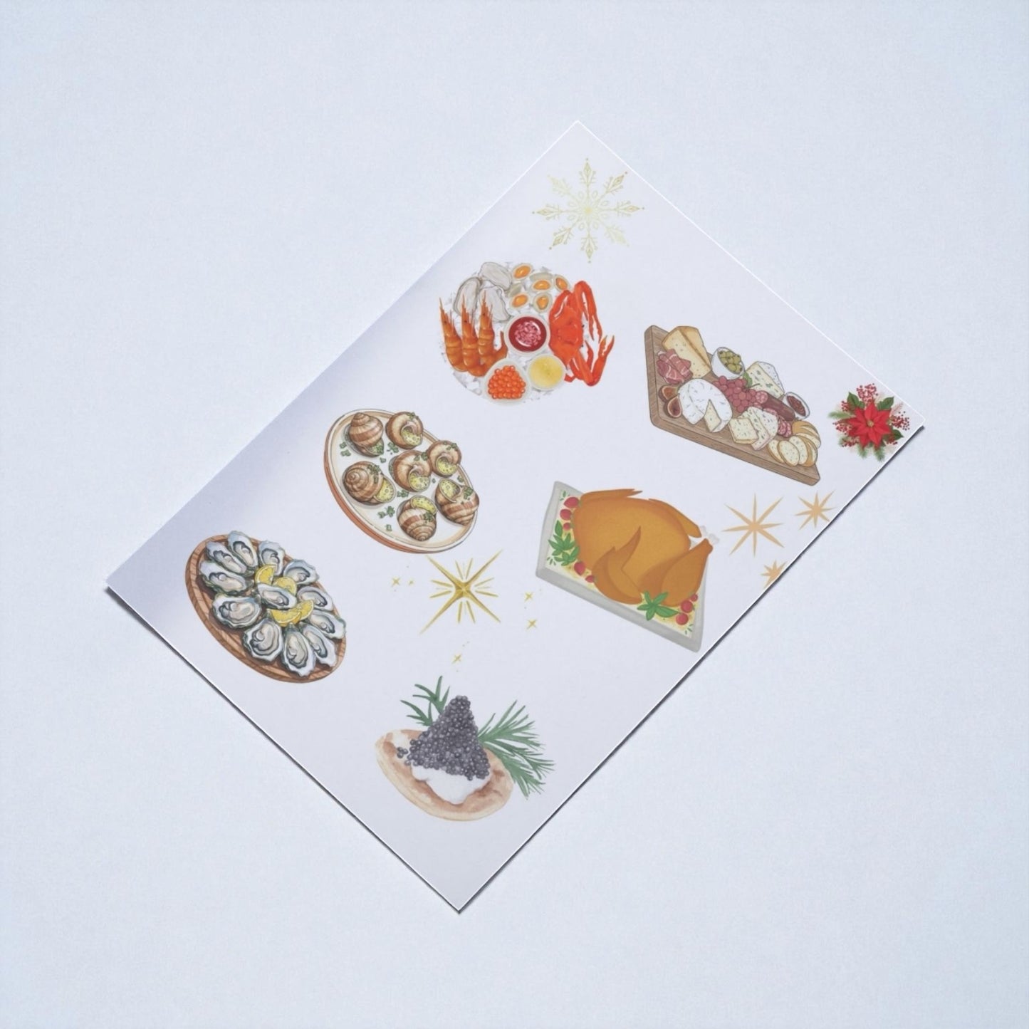 Poster Noël avec ambiance de fêtes chaleureuse, idéal pour une décoration murale hivernale et festive.